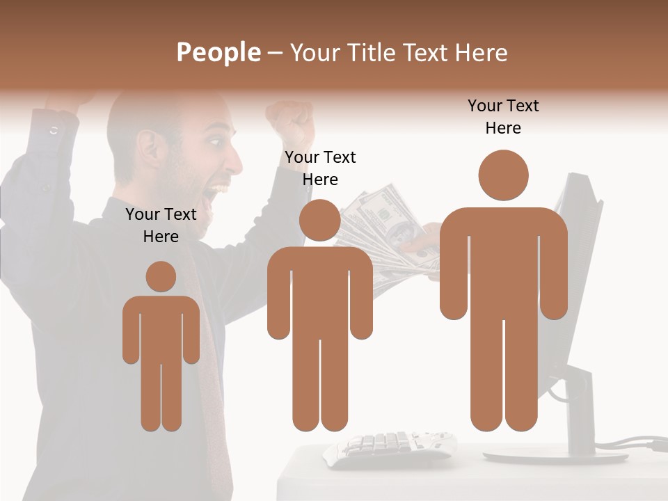 Assistance Caregiver Close Up PowerPoint Template