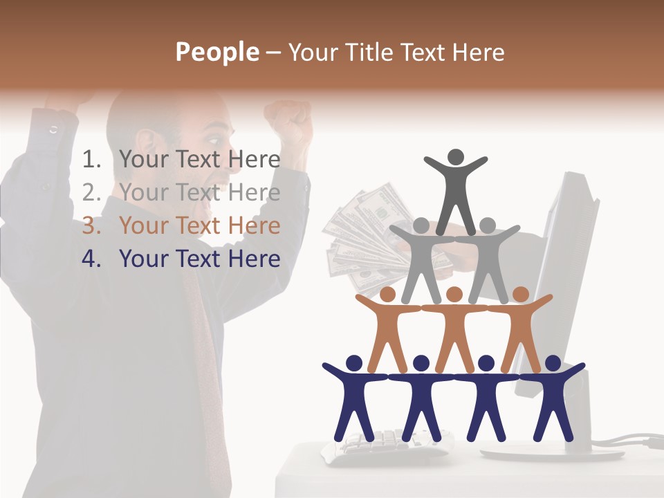 Assistance Caregiver Close Up PowerPoint Template