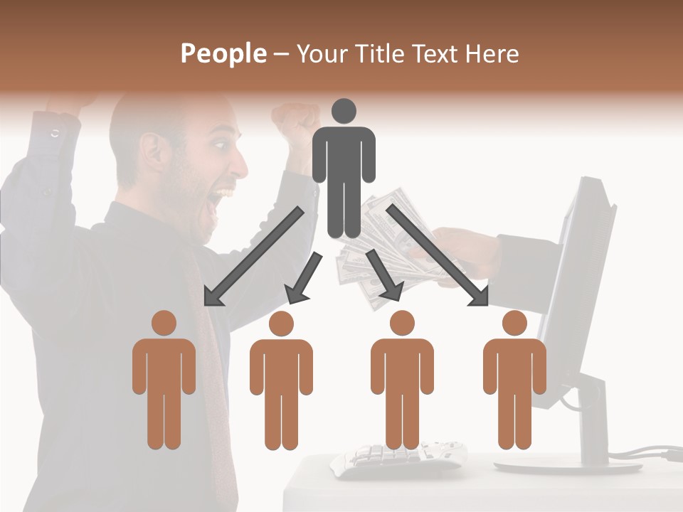 Assistance Caregiver Close Up PowerPoint Template