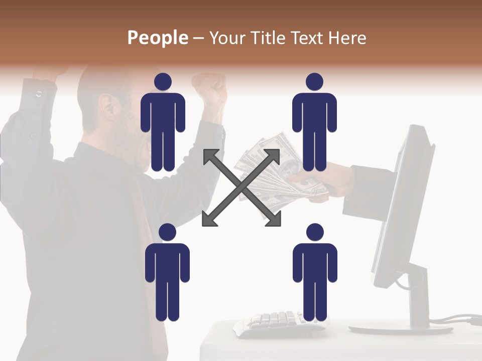 Assistance Caregiver Close Up PowerPoint Template