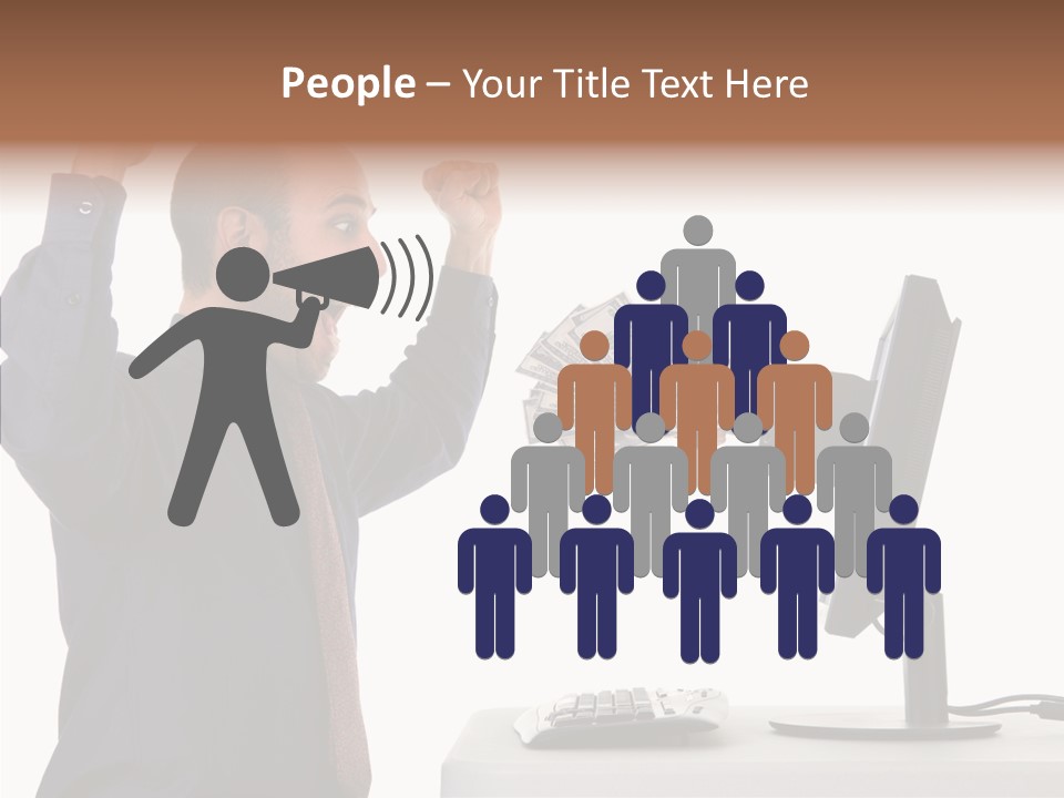 Assistance Caregiver Close Up PowerPoint Template