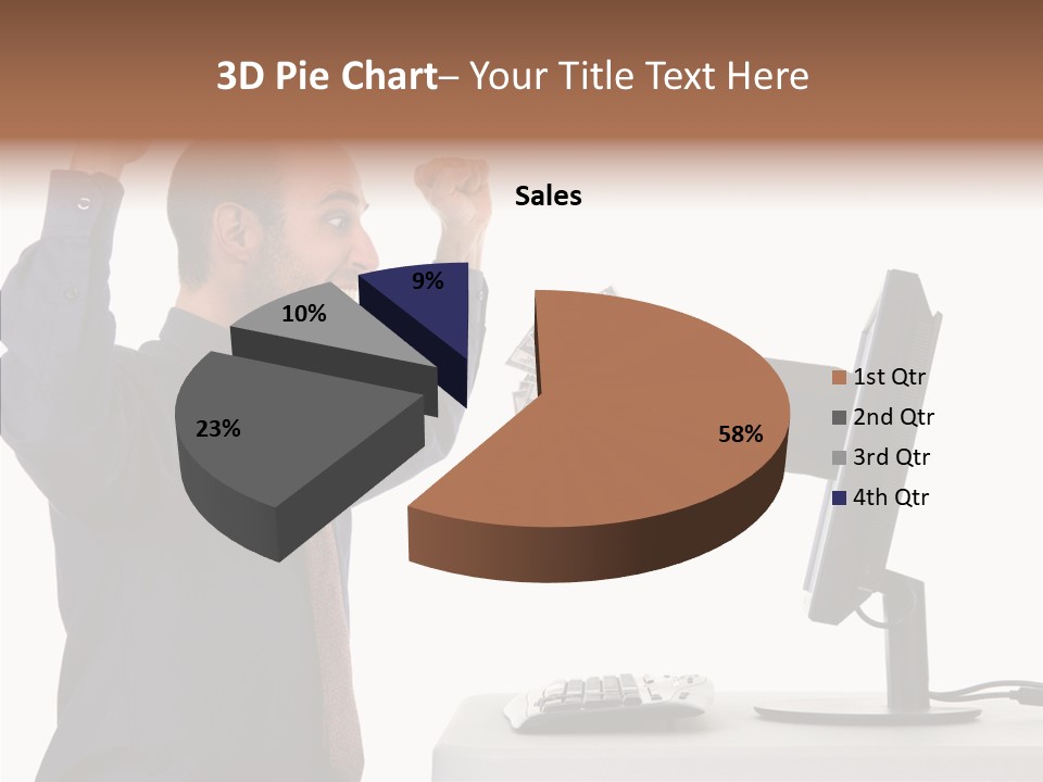 Assistance Caregiver Close Up PowerPoint Template