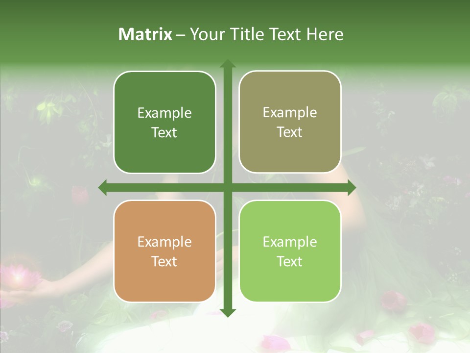 Senior  Assistance Holding Hands PowerPoint Template