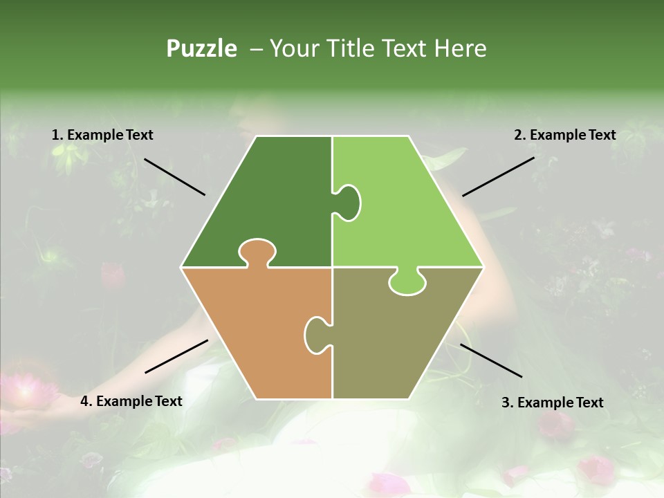 Senior  Assistance Holding Hands PowerPoint Template