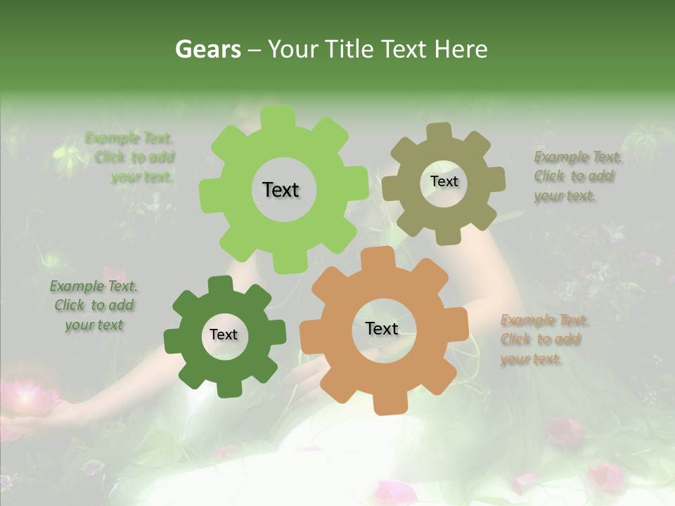 Senior  Assistance Holding Hands PowerPoint Template