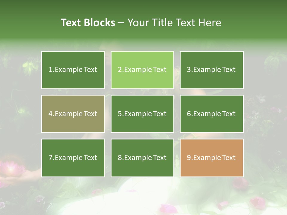 Senior  Assistance Holding Hands PowerPoint Template