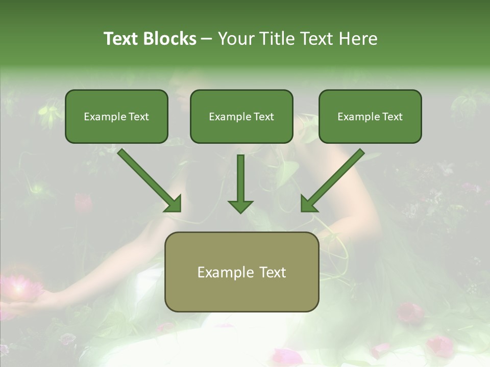 Senior  Assistance Holding Hands PowerPoint Template