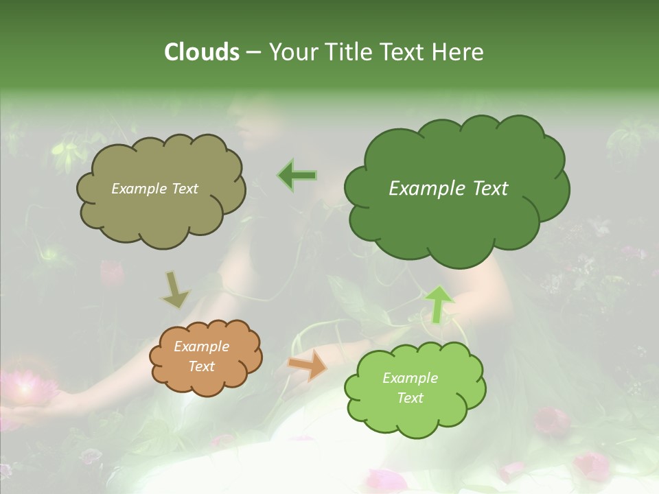 Senior  Assistance Holding Hands PowerPoint Template