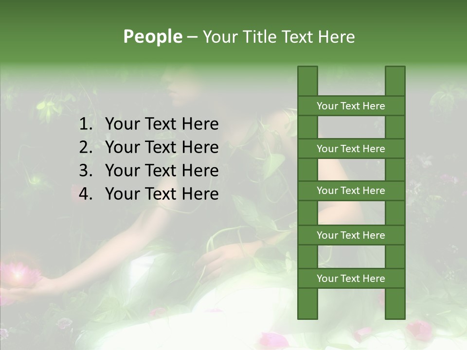 Senior  Assistance Holding Hands PowerPoint Template