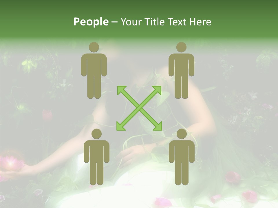 Senior  Assistance Holding Hands PowerPoint Template