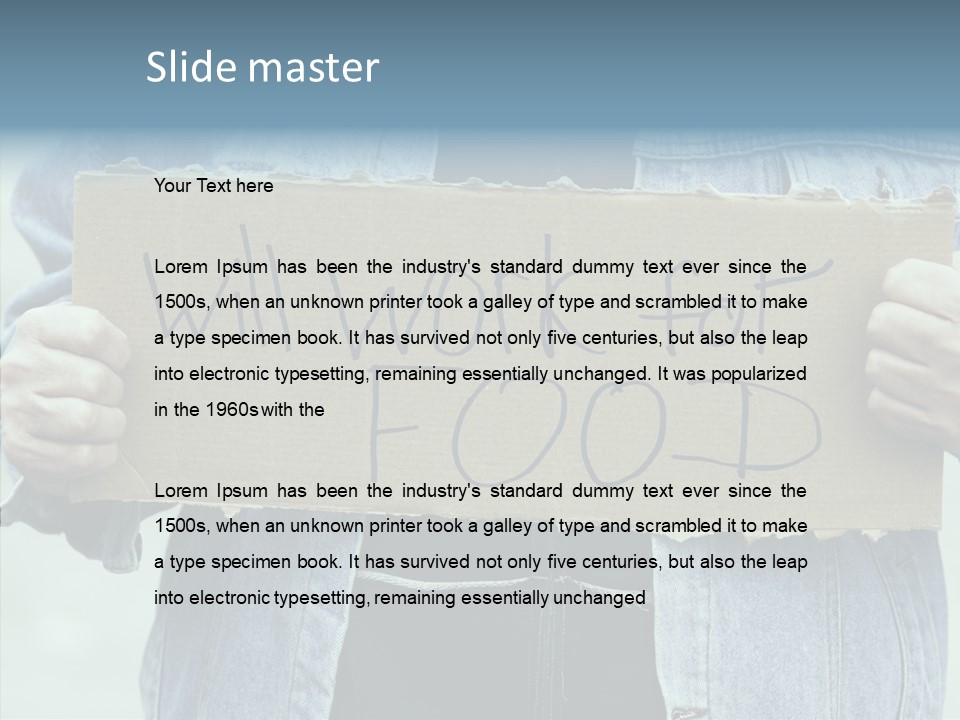 Assistance White Background PowerPoint Template