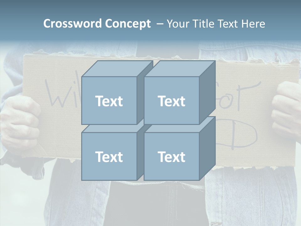 Assistance White Background PowerPoint Template