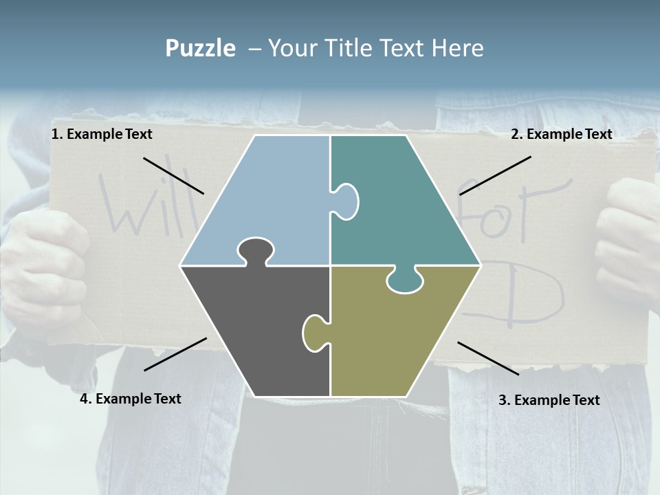 Assistance White Background PowerPoint Template