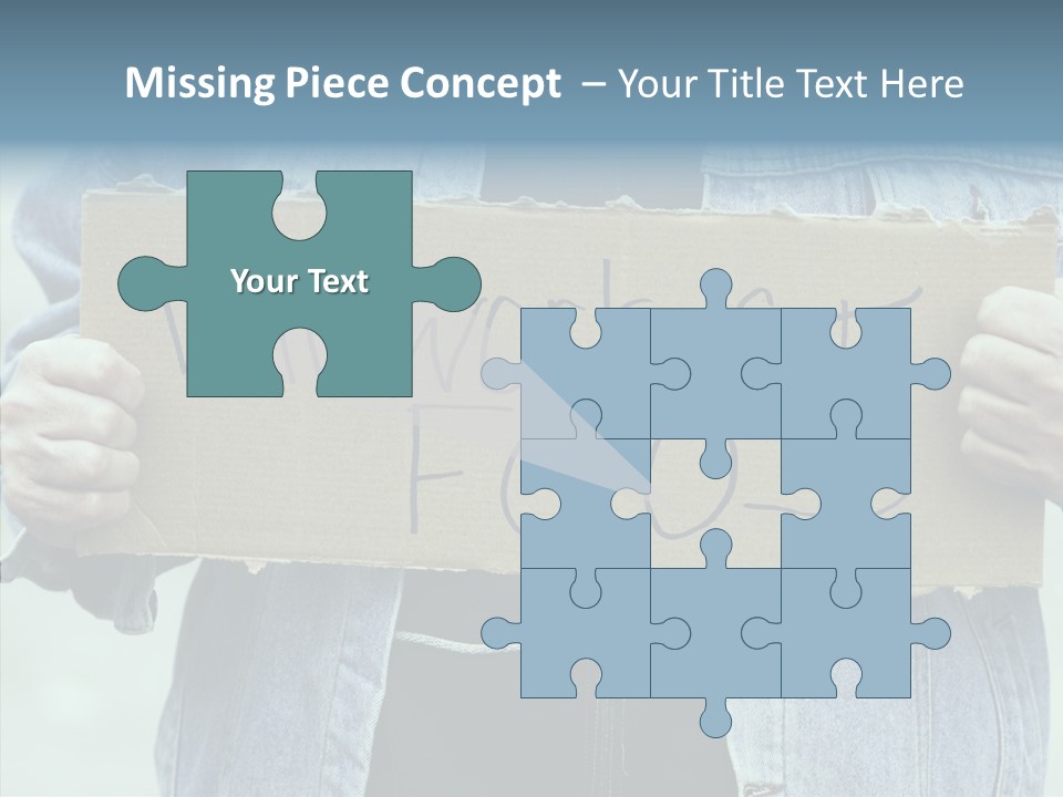 Assistance White Background PowerPoint Template