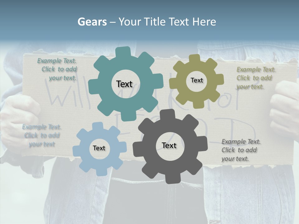 Assistance White Background PowerPoint Template