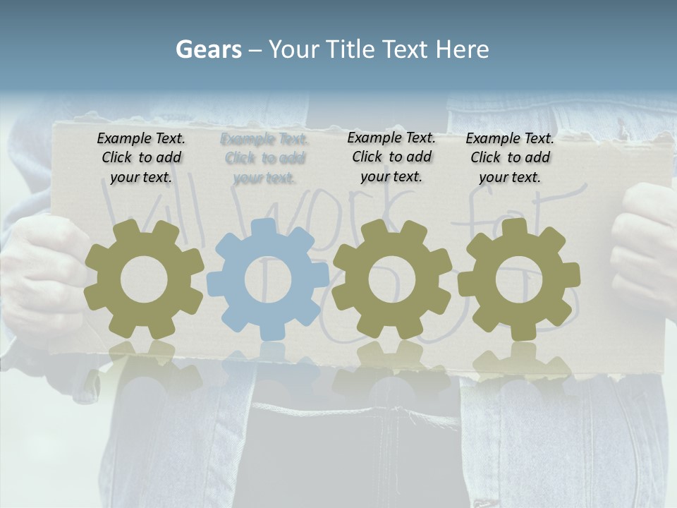 Assistance White Background PowerPoint Template