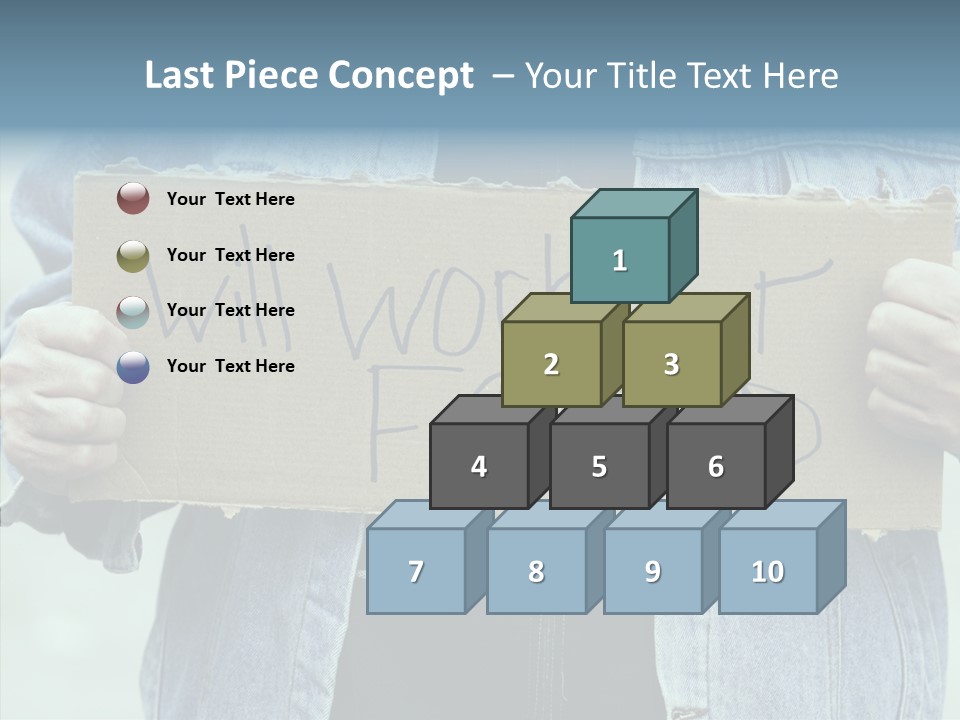 Assistance White Background PowerPoint Template