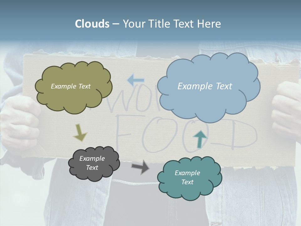Assistance White Background PowerPoint Template