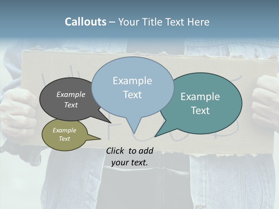 Assistance White Background PowerPoint Template