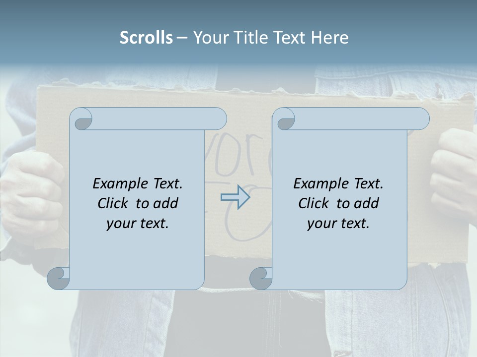 Assistance White Background PowerPoint Template