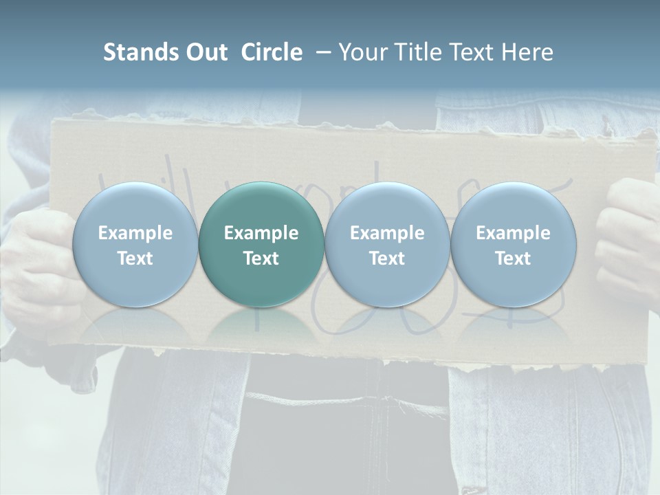 Assistance White Background PowerPoint Template