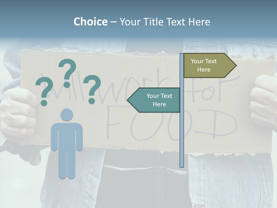 Assistance White Background PowerPoint Template
