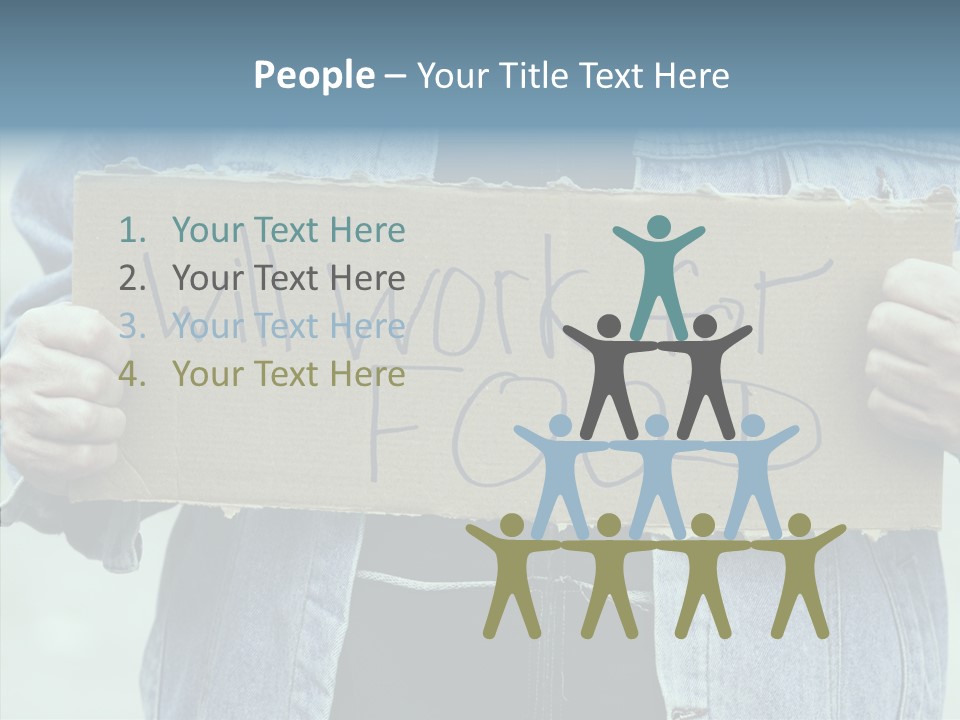 Assistance White Background PowerPoint Template