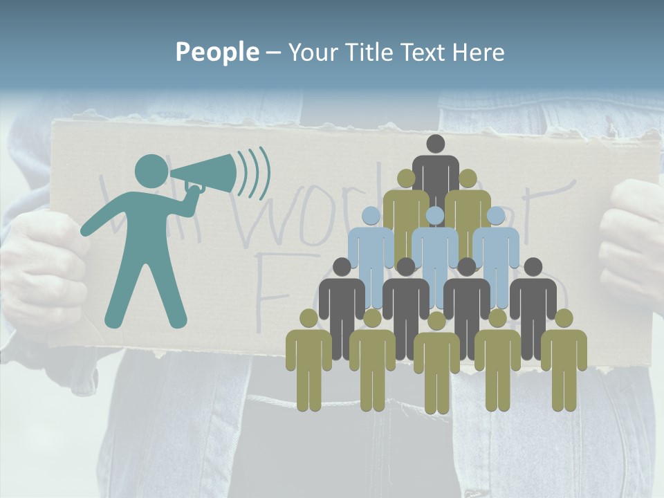 Assistance White Background PowerPoint Template