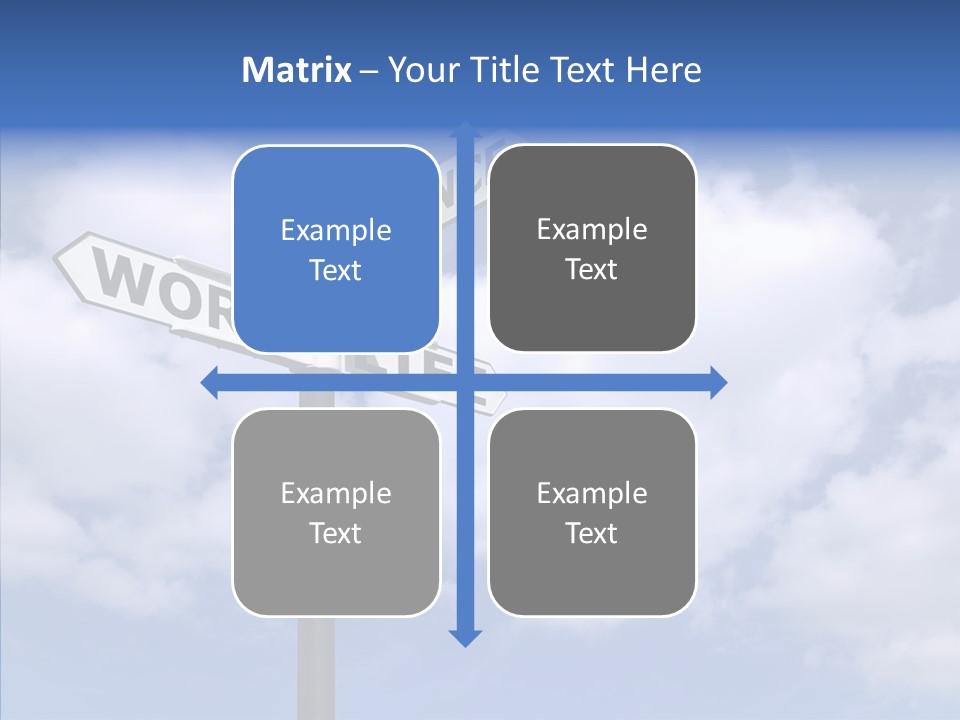 Elderly Young Women PowerPoint Template