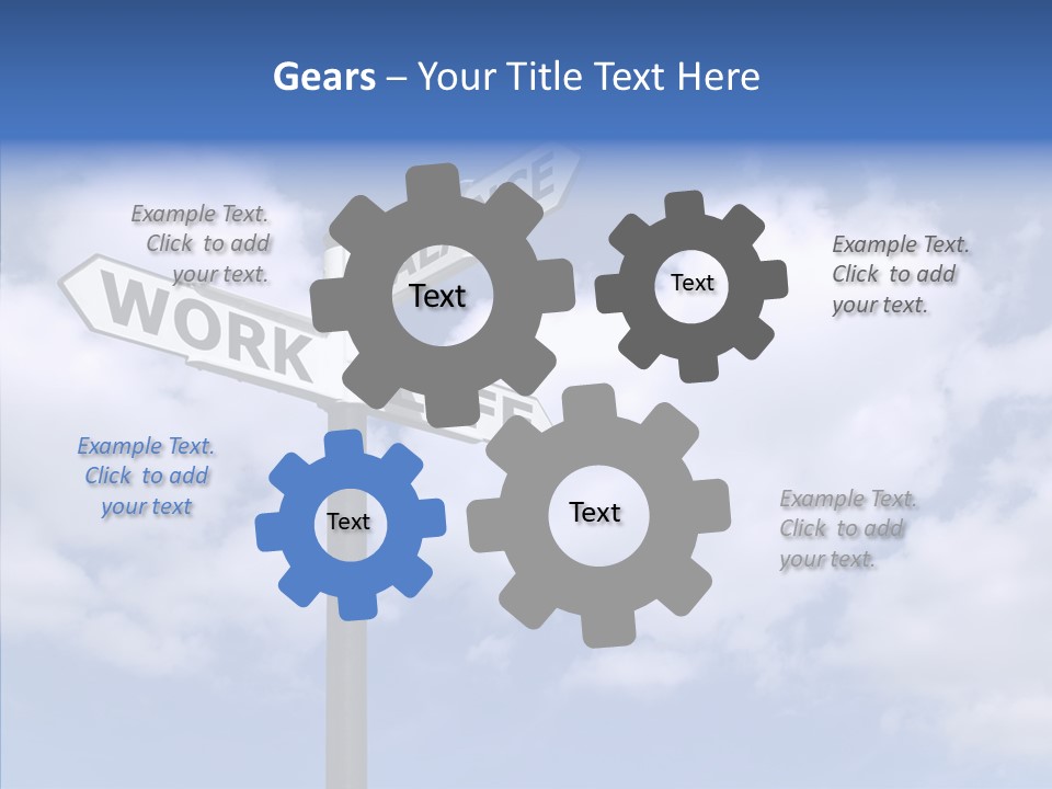 Elderly Young Women PowerPoint Template