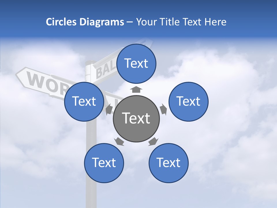 Elderly Young Women PowerPoint Template