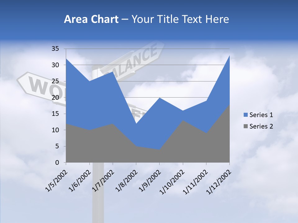 Elderly Young Women PowerPoint Template