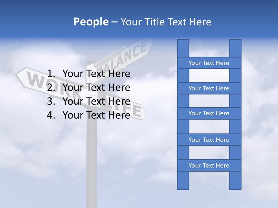 Elderly Young Women PowerPoint Template