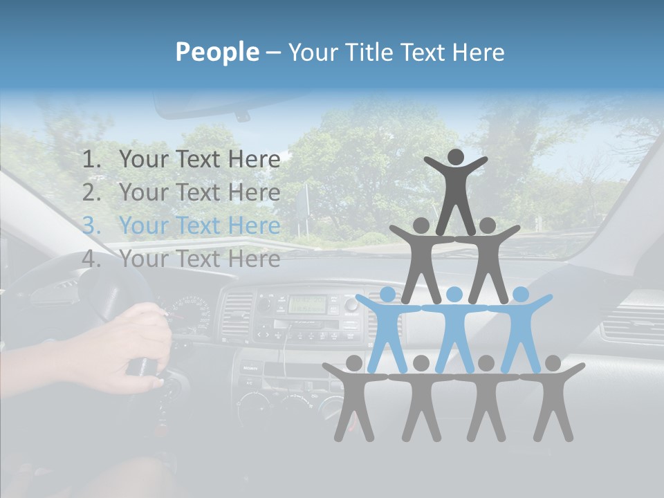 Togetherness White Background Hold PowerPoint Template