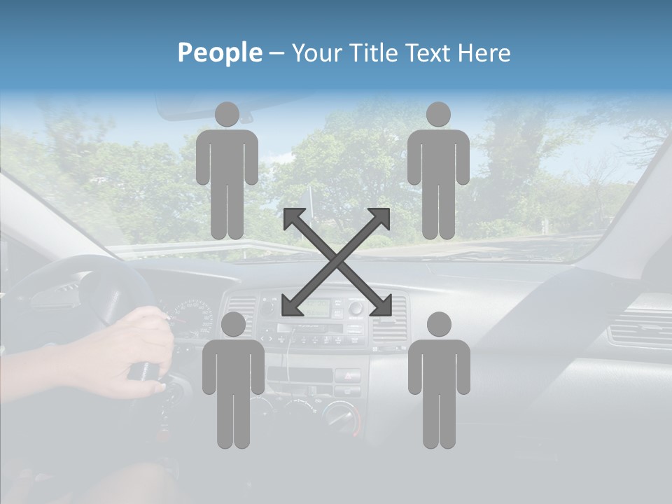 Togetherness White Background Hold PowerPoint Template