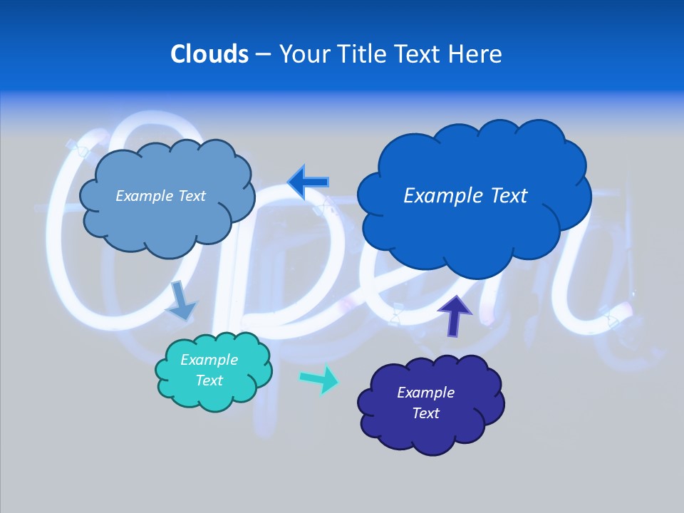 Assistance Hand White Background PowerPoint Template