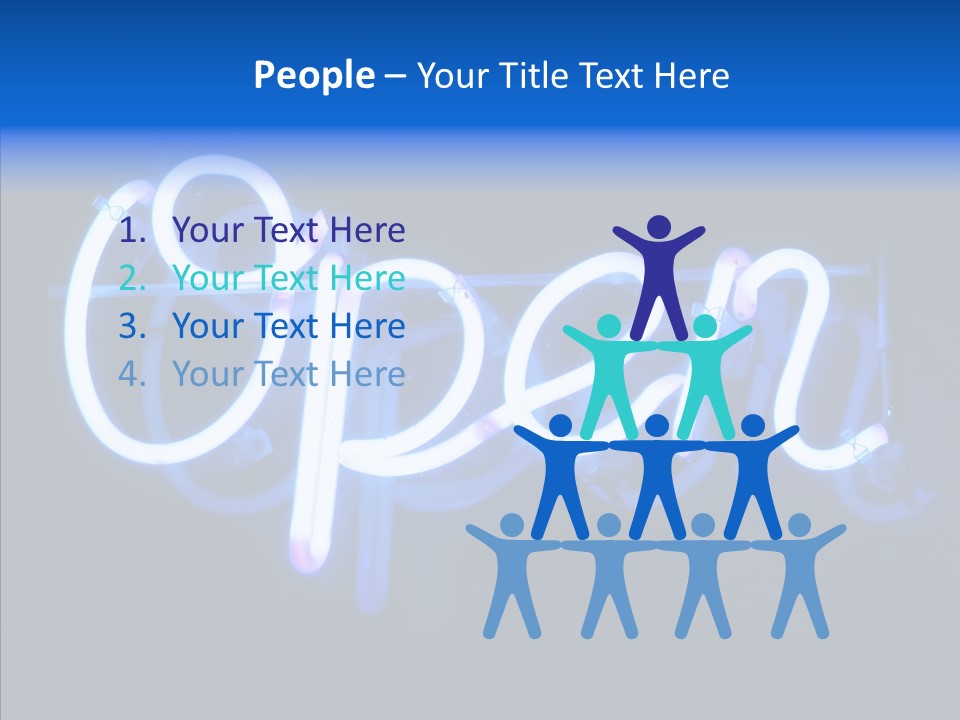 Assistance Hand White Background PowerPoint Template