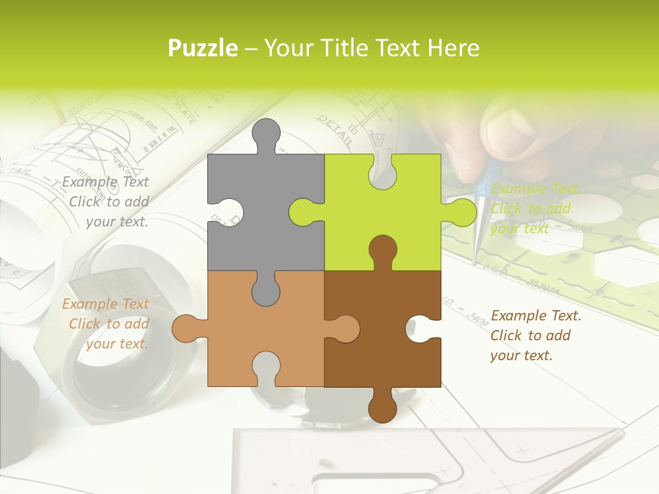 Assistance Elderly Hold PowerPoint Template