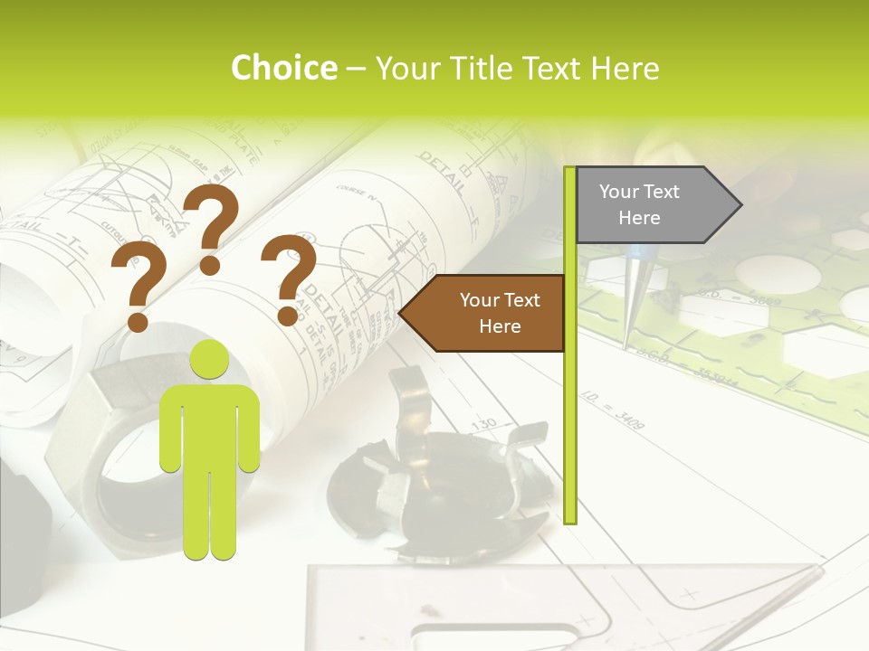 Assistance Elderly Hold PowerPoint Template