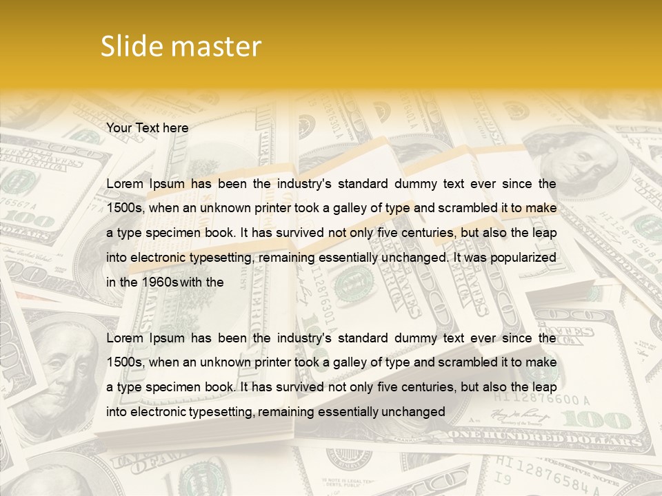 Aging Closeup Hold PowerPoint Template