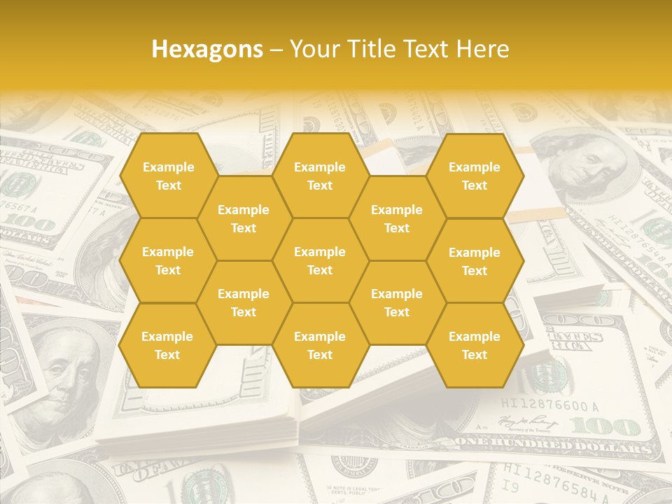 Aging Closeup Hold PowerPoint Template