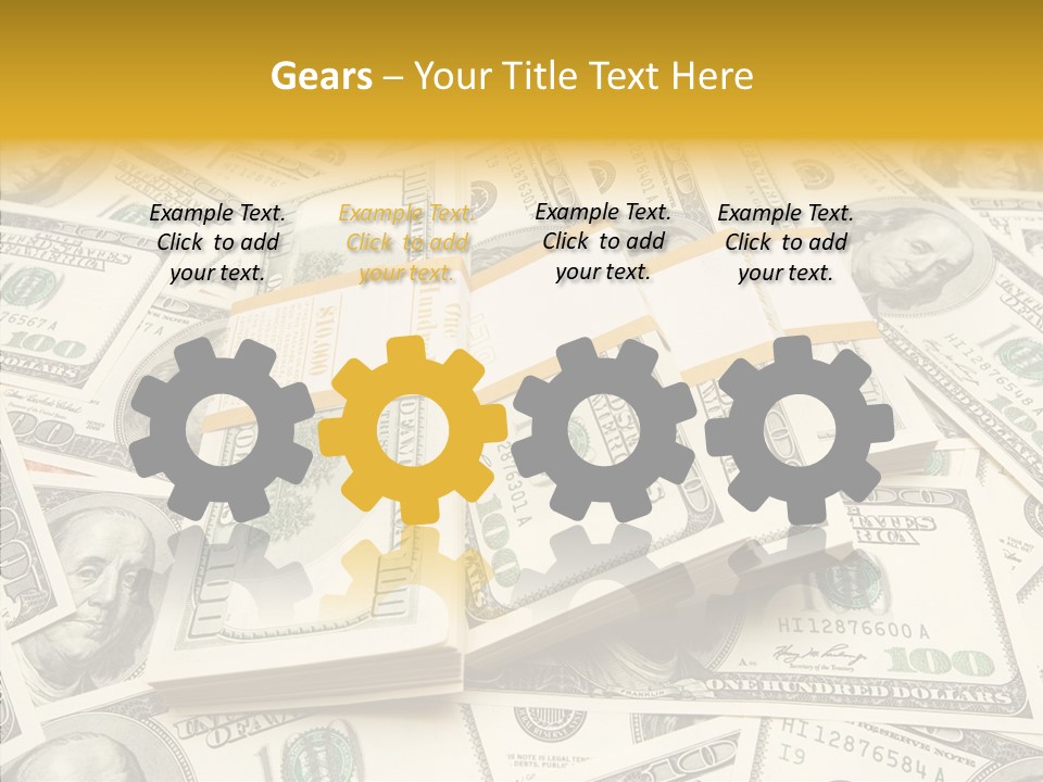 Aging Closeup Hold PowerPoint Template