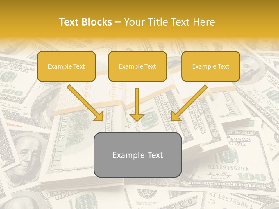 Aging Closeup Hold PowerPoint Template