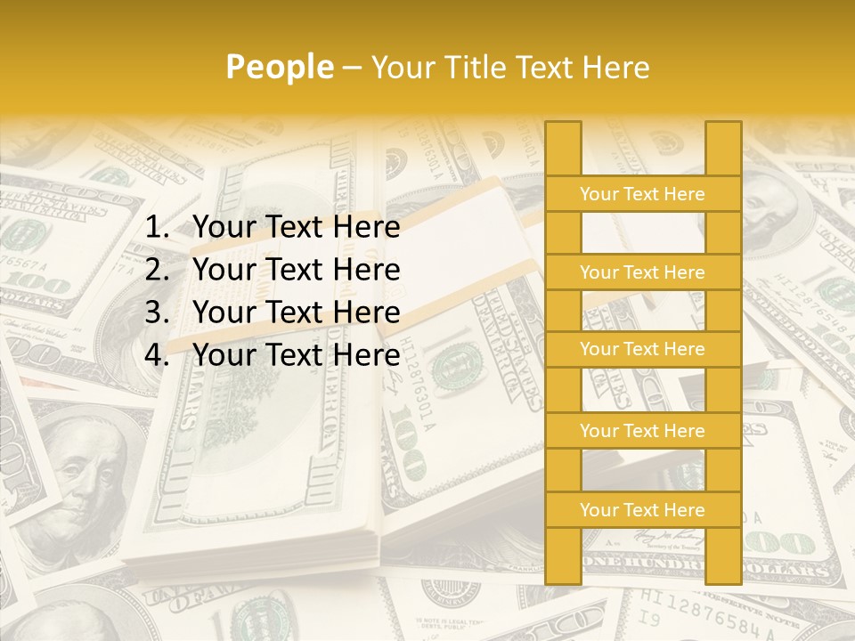 Aging Closeup Hold PowerPoint Template