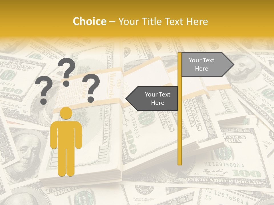Aging Closeup Hold PowerPoint Template