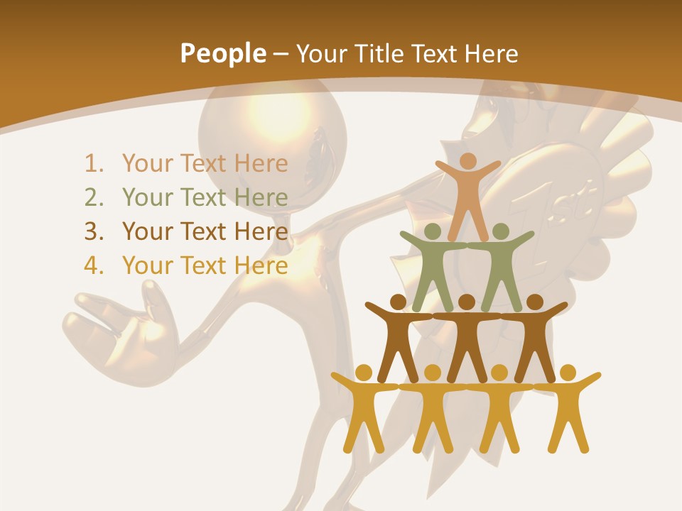 Human Old Assist PowerPoint Template