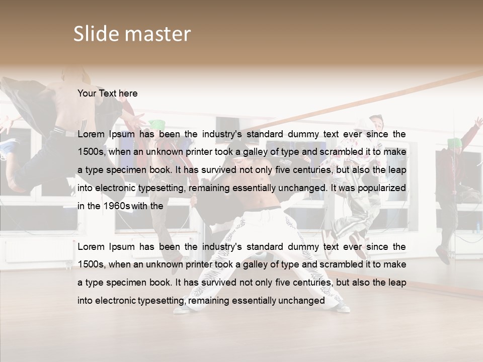 Young Finger Elder PowerPoint Template