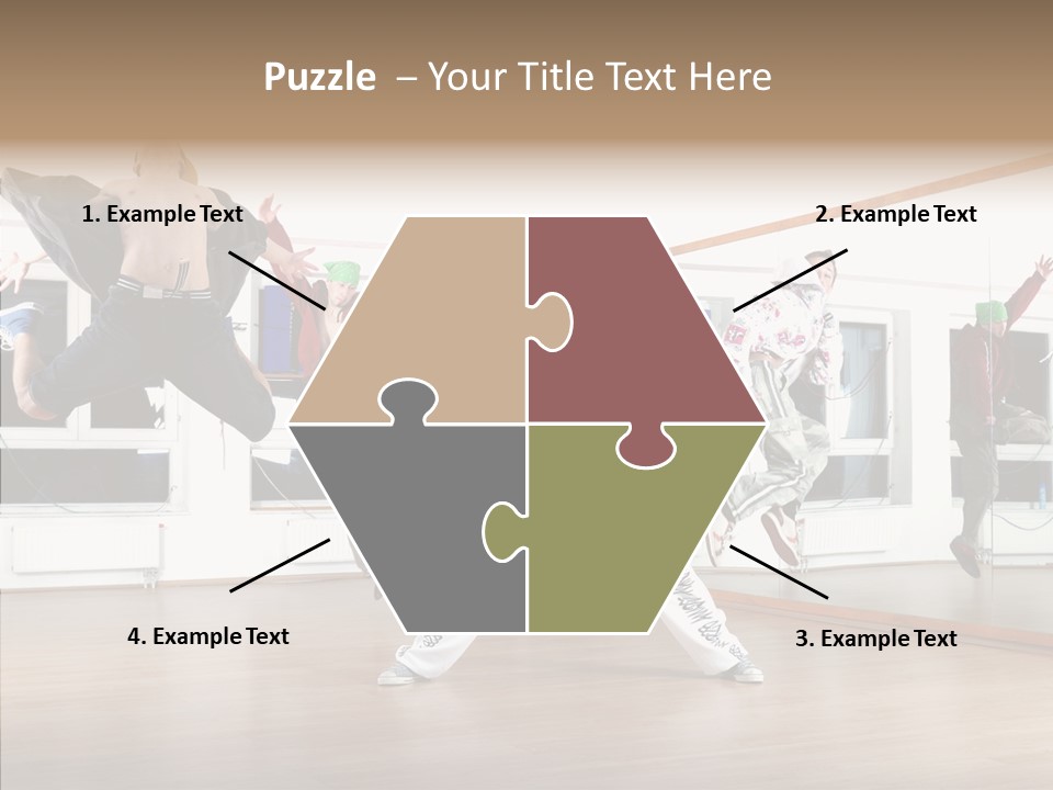 Young Finger Elder PowerPoint Template