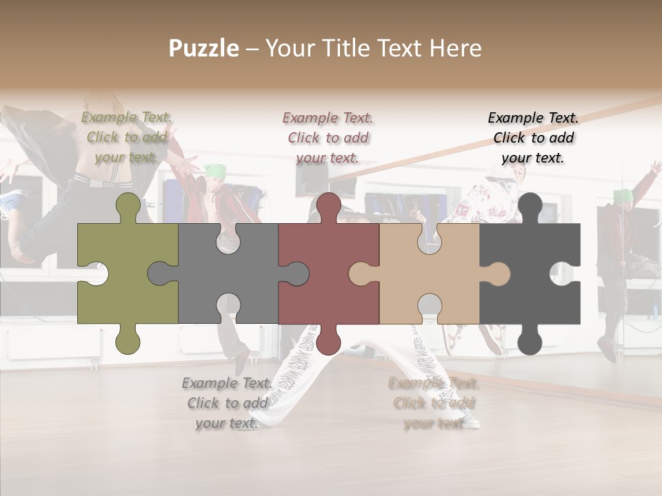 Young Finger Elder PowerPoint Template