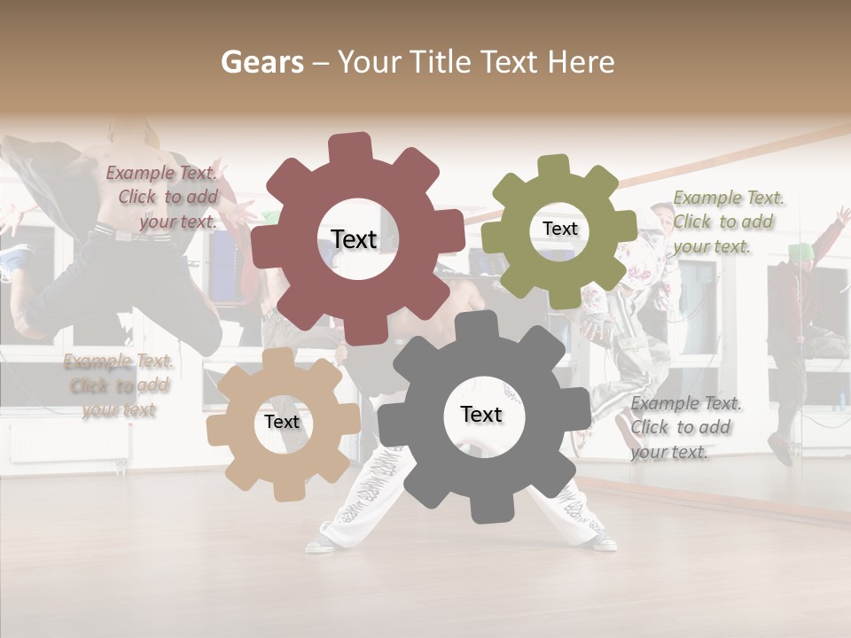 Young Finger Elder PowerPoint Template